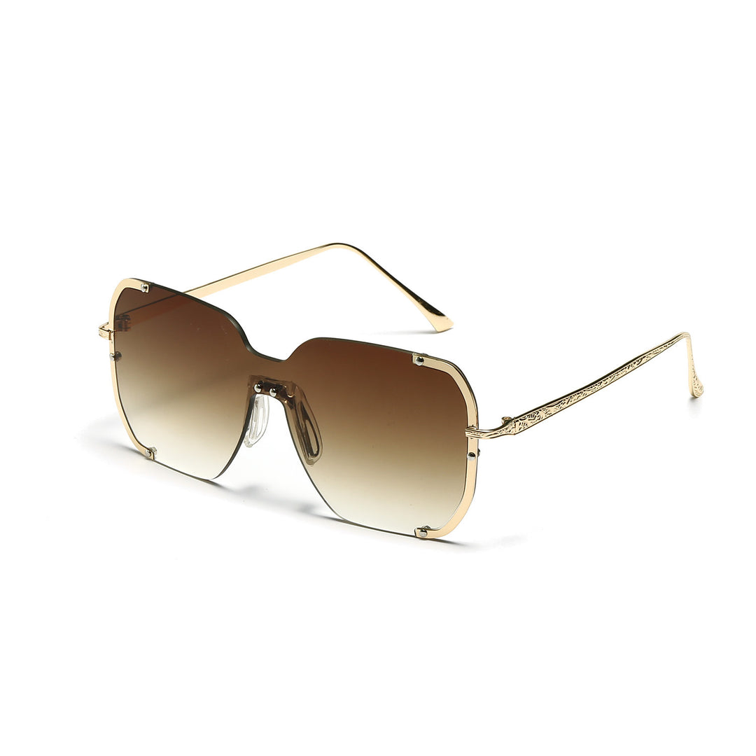 Damen große modische Sonnenschutzbrille Karnz