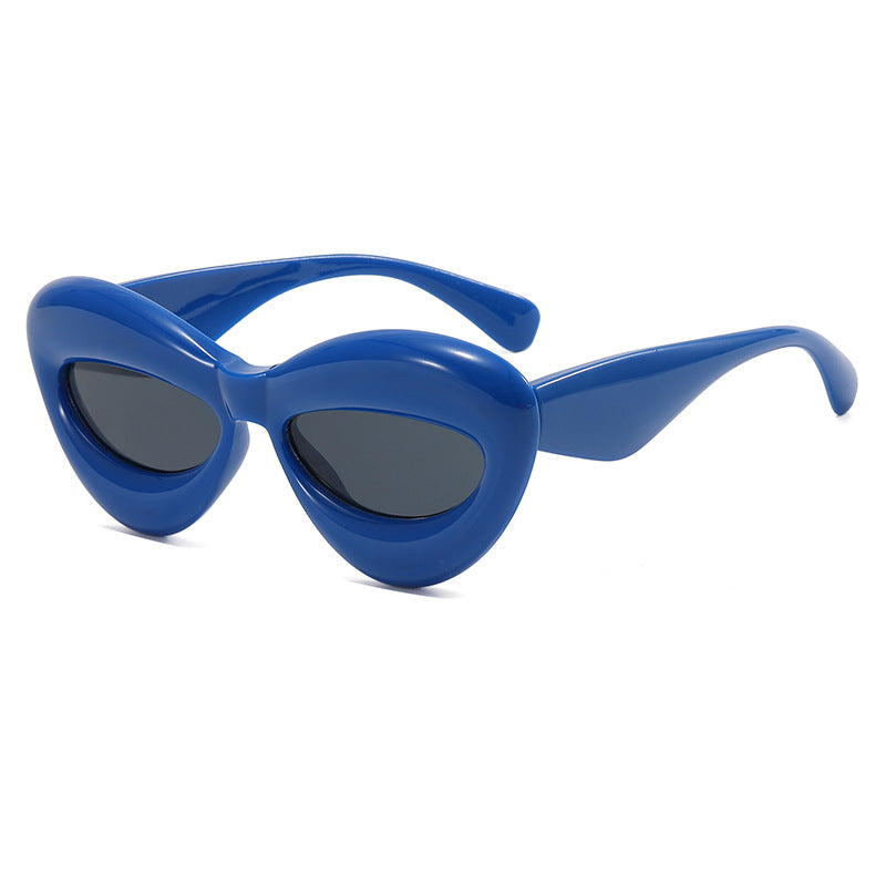 Damen kreative Designer-Sonnenbrille im Cat-Eye-Stil Karnz