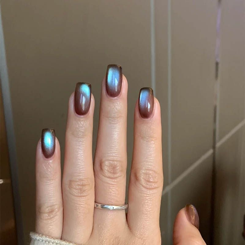 Iridescent Press-On Nagelset