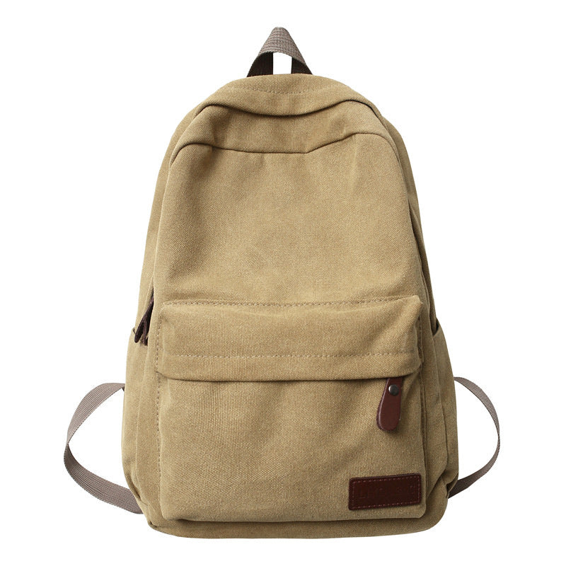 Lässiger Leinwand-Rucksack Karnz