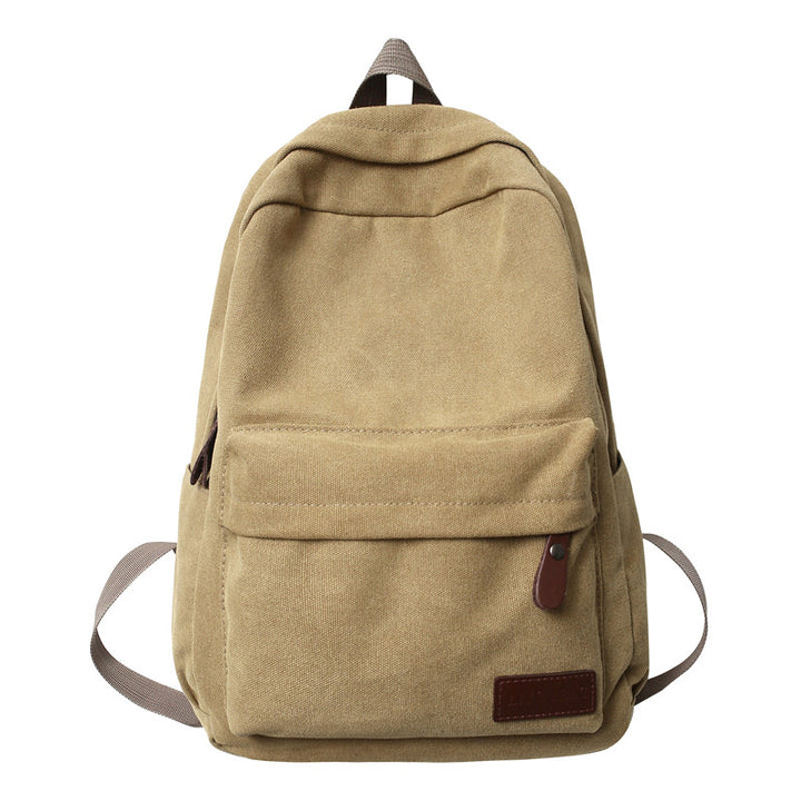 Lässiger Leinwand-Rucksack Karnz