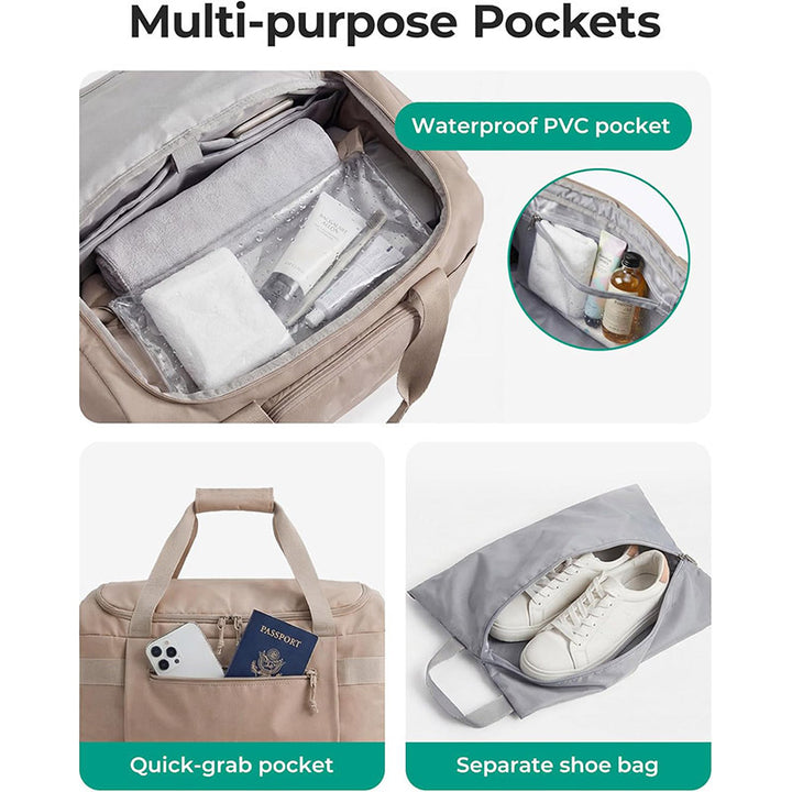 Vielseitige Multi-Compartment Reise-Duffel-Tasche Karnz