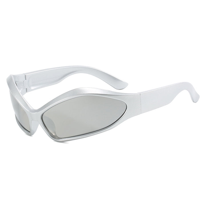 Damen Sportliche Sonnenbrille mit aerodynamischem Design Karnz