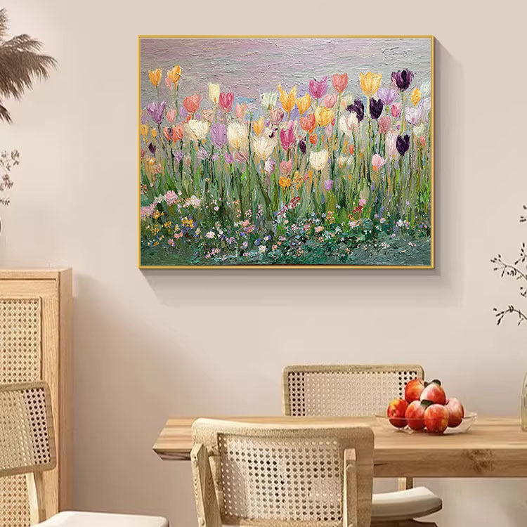 Blumenlandschaft Wandkunst