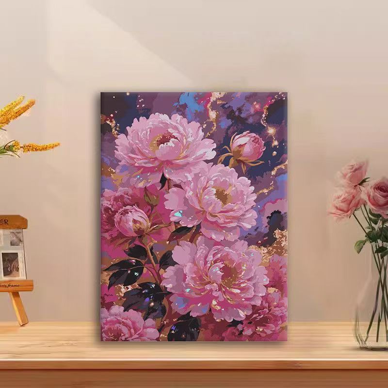 Blumenmuster Wandkunst Leinwanddruck Karnz