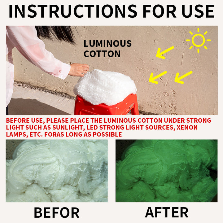 Glow-in-the-Dark Dekorstoff Karnz