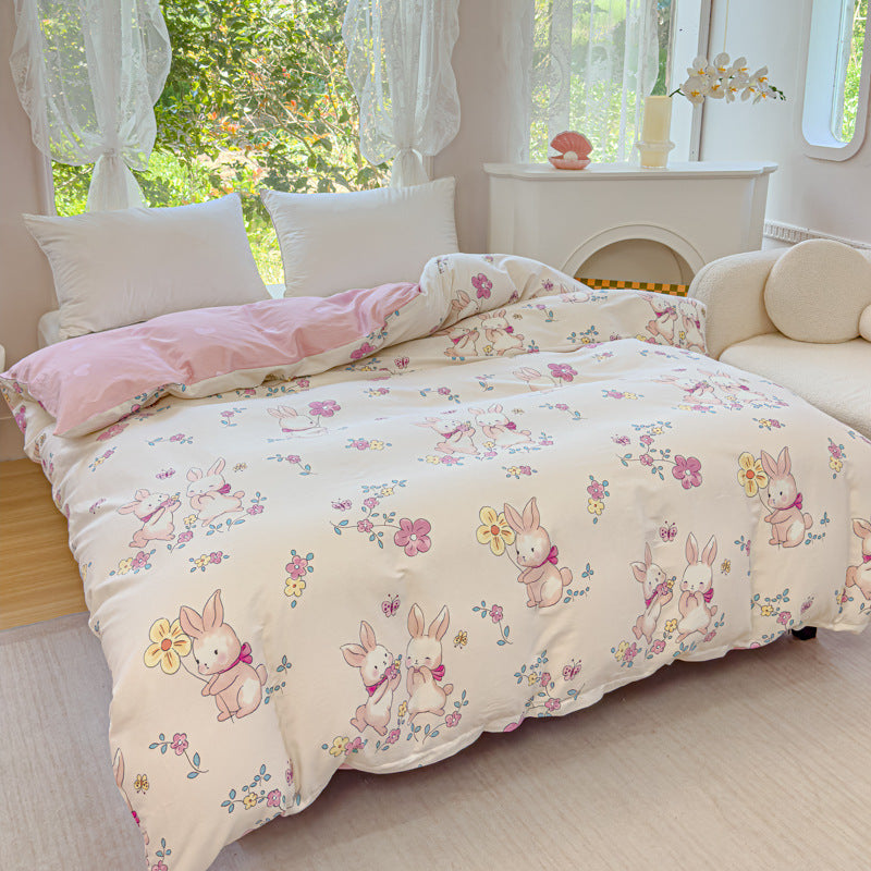 Blumenmuster Tagesdecke