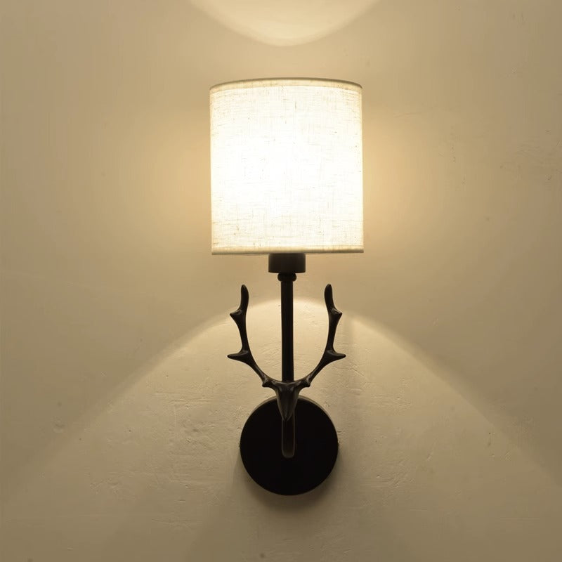 Geweih Wandleuchte