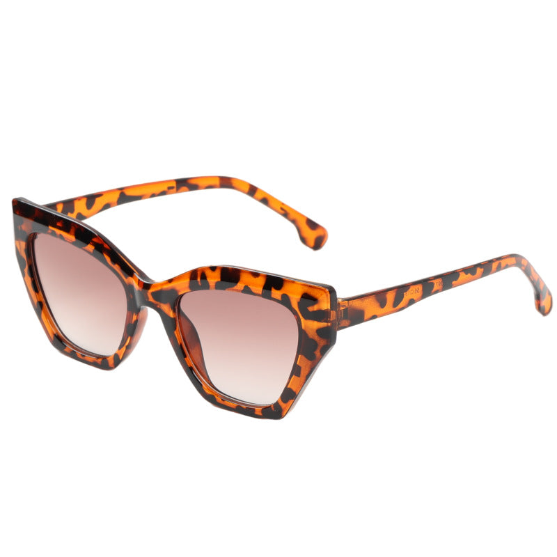 Damen Cat-Eye Sonnenbrille mit originellem Muster Karnz
