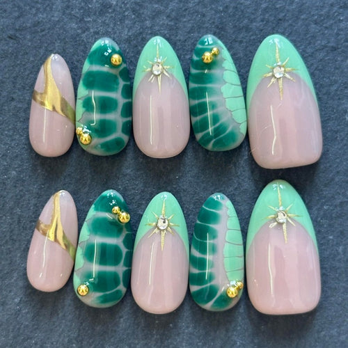 Elegante Press-On Nagelkollektion Karnz