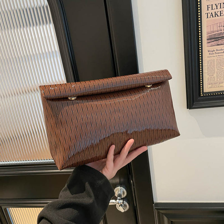 WoGlossy Texturiert Clutch Geldbörse Karnz