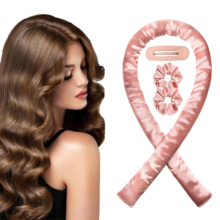 Hitzefreies Satin-Haarlocken-Set