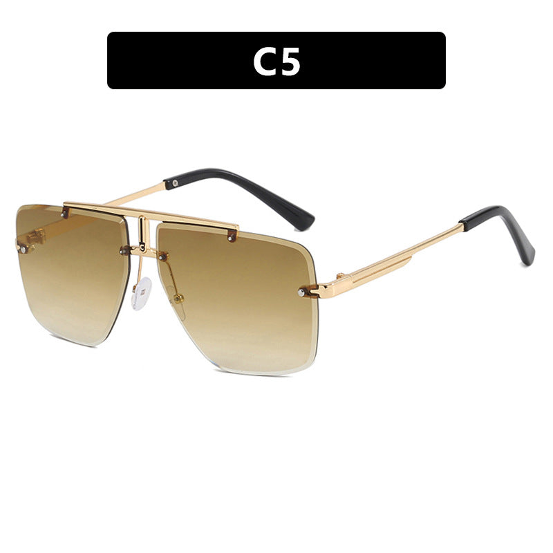 Damen quadratische Sonnenbrille im stilvollen minimalistischen Design Karnz