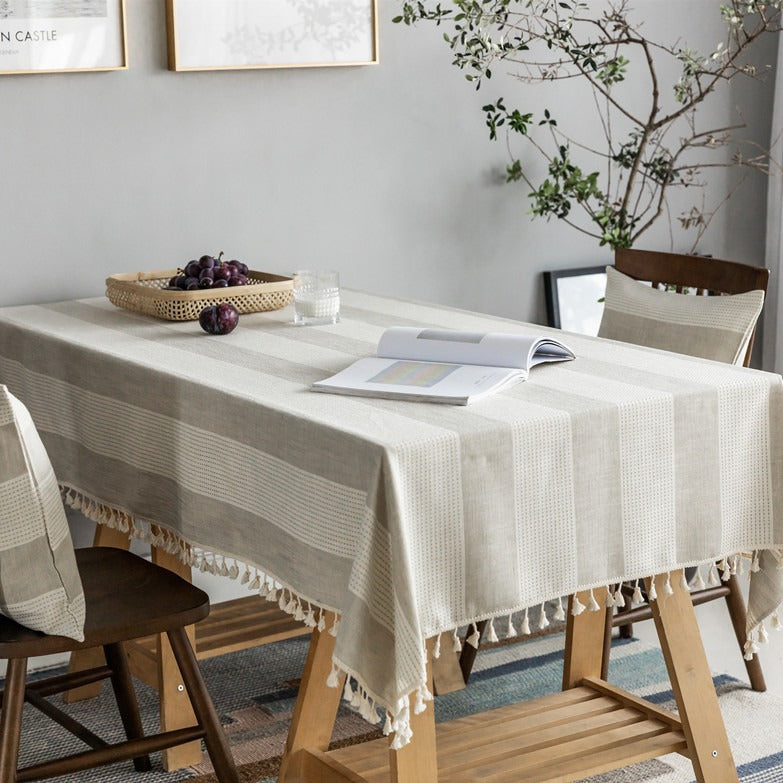 Strukturierte Gewebe Tischdecke
