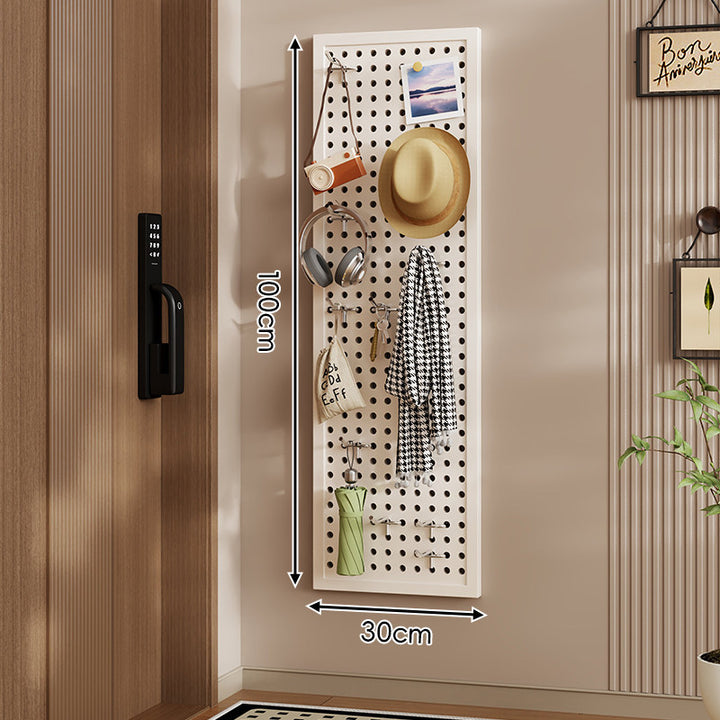 Wandanag perforiertes Lochboard-Organizer-Panel Großes Quadrat mit modularen Haken und Zubehör