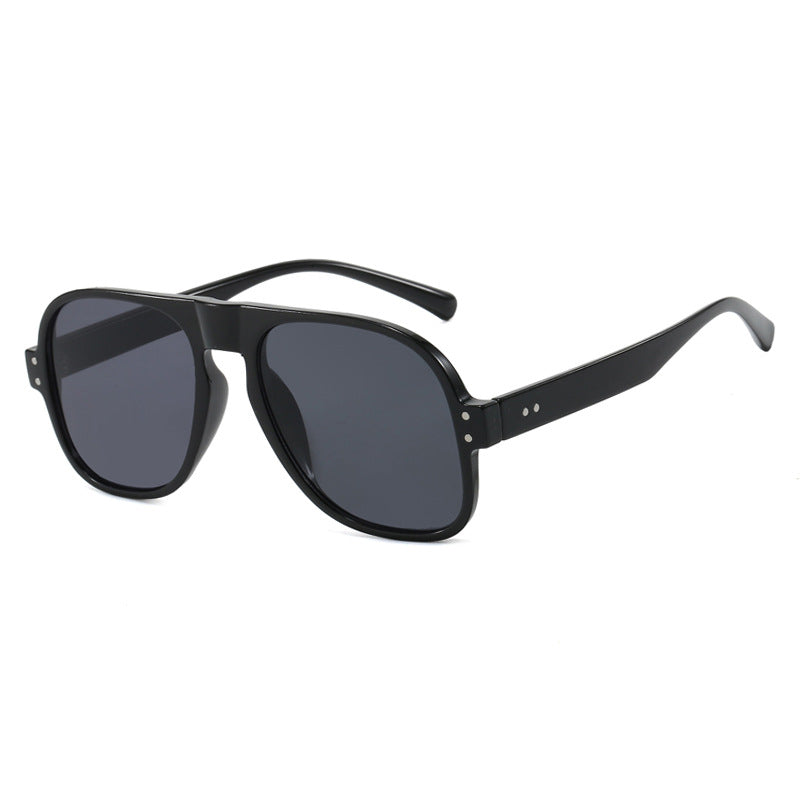 Damen modische quadratische Sonnenbrille mit robustem, UV-Schutz Karnz