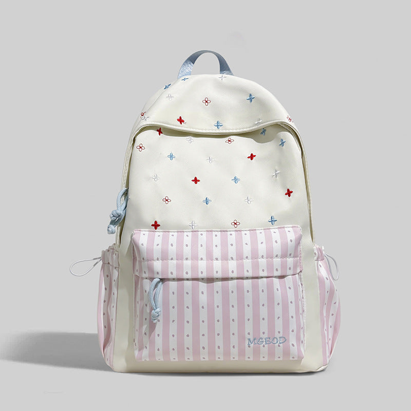 Dekorative Floral Bestickte Rucksack Karnz