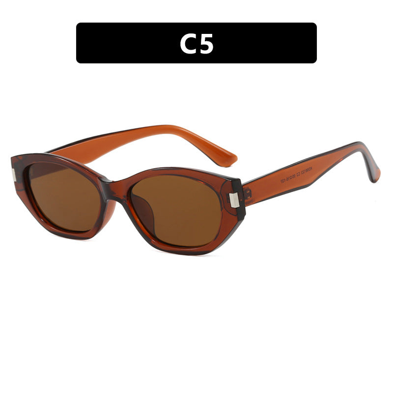 Damen modische Katzenaugen-Sonnenbrille mit eleganten Gläsern Karnz