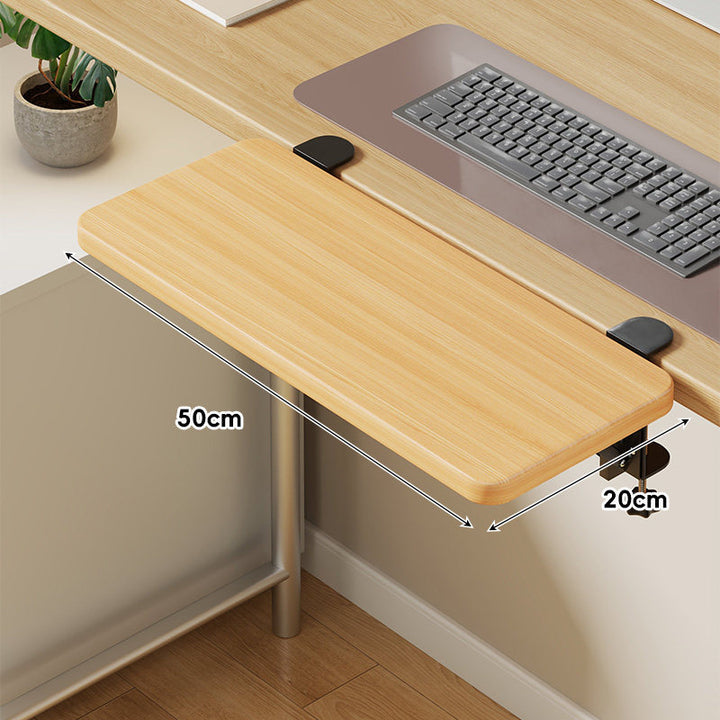 Unter-Tisch Gleitschienen-Tastaturablage und Schreibtischverlängerung mit sanfter Gleitmontage
