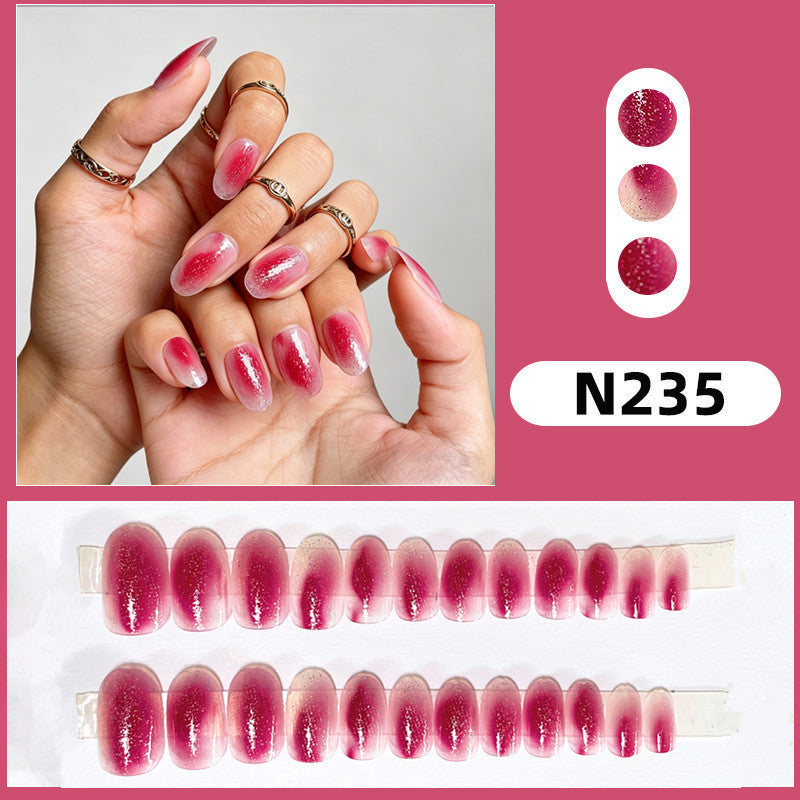 Glamorous Ombre Druck-Nagelset