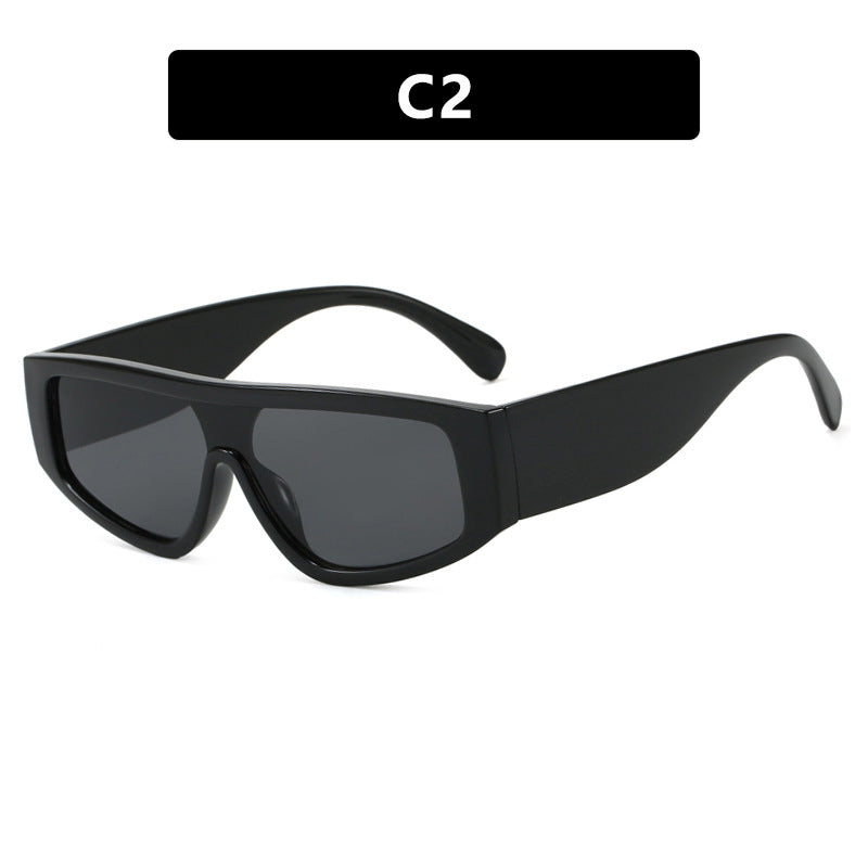 Damen modische Sportsonnenbrille mit innovativem Design und breitem Rahmen Karnz