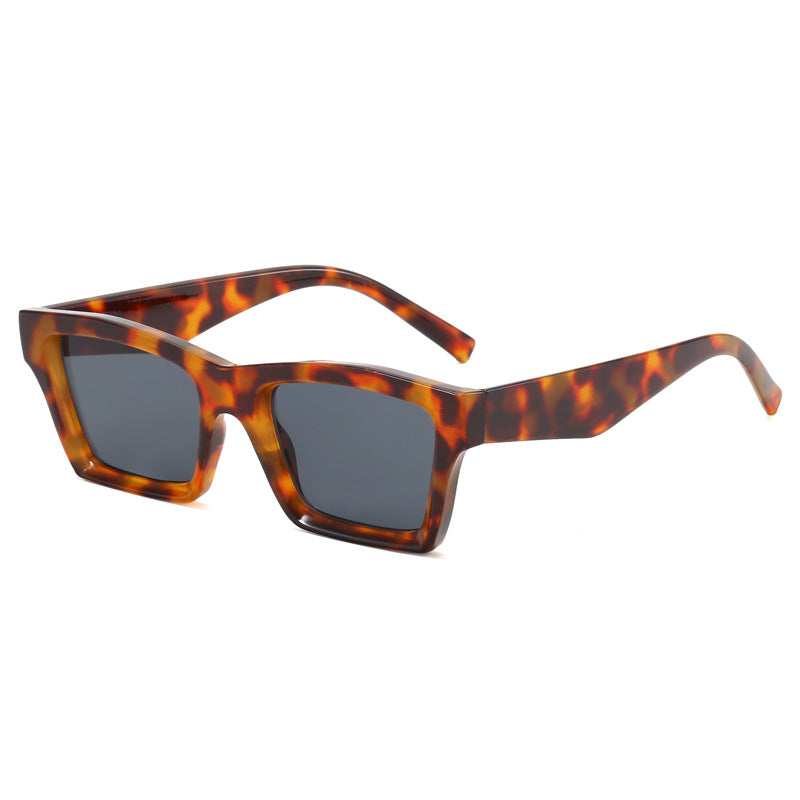 Damen Trendige Sonnenbrille mit breitem Rahmen Karnz