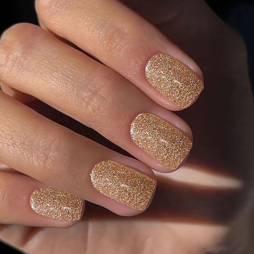 Glitzerndes Press-On Nagelset Karnz