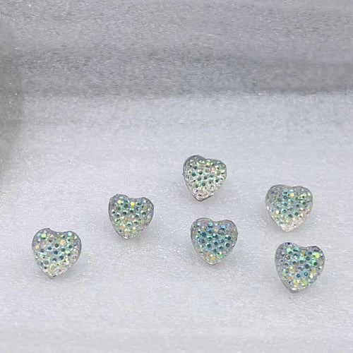 Glitzernde Herzform Schmucksteine Karnz