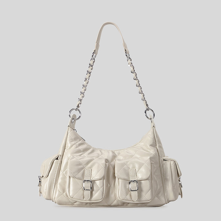 Gepolsterte Mehrfach-Taschen-Handtasche