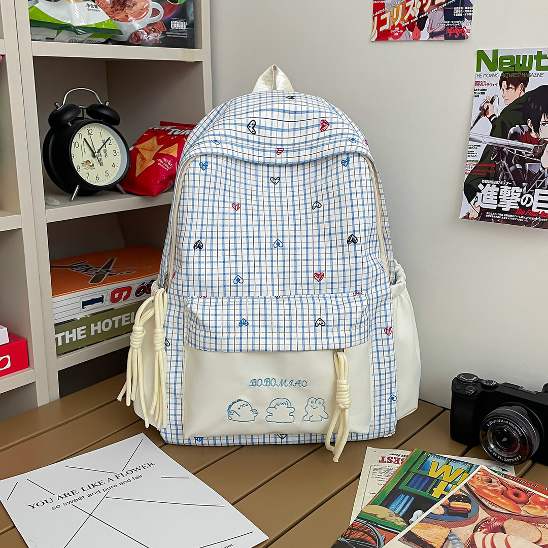 Fun Herz Druck Freizeit Rucksack Karnz
