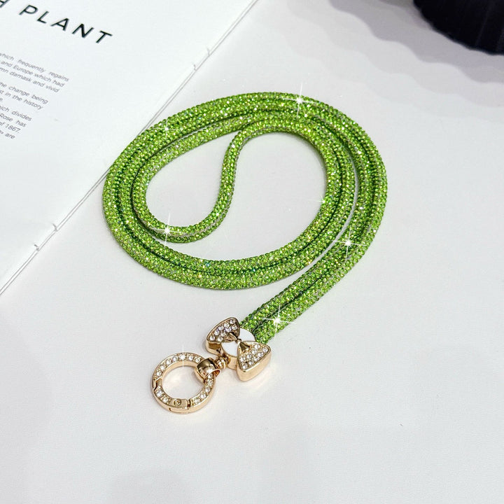 Elegante Strass-Brillen Kette Karnz