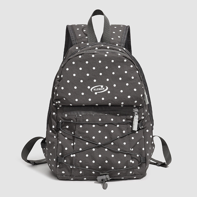 Trendy gepunkteter lässiger Rucksack Karnz