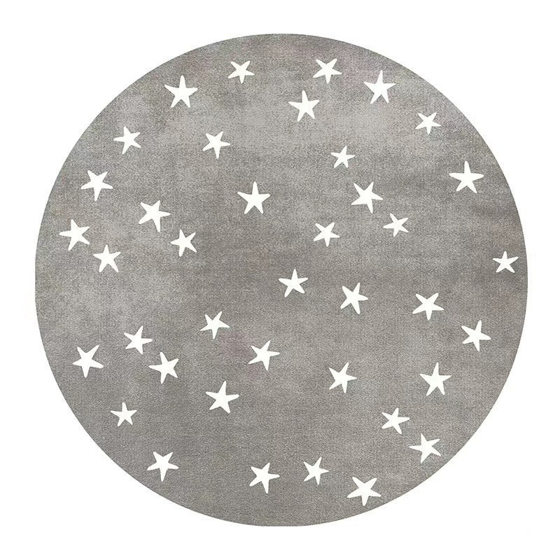 Sternenhimmel Muster runder Teppich