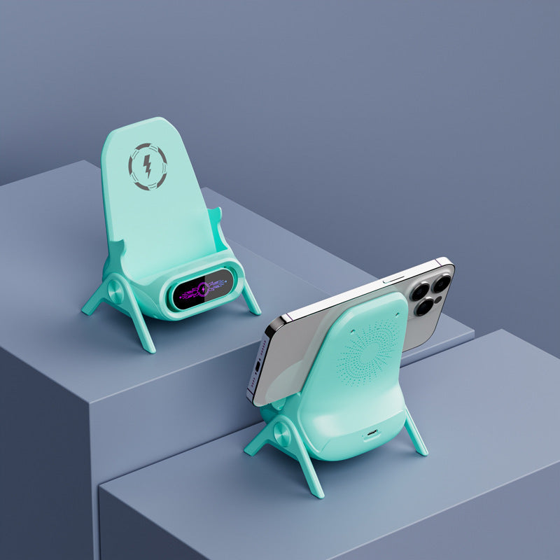 Qi Wireless Ladegerät mit Eingebautem Display Karnz