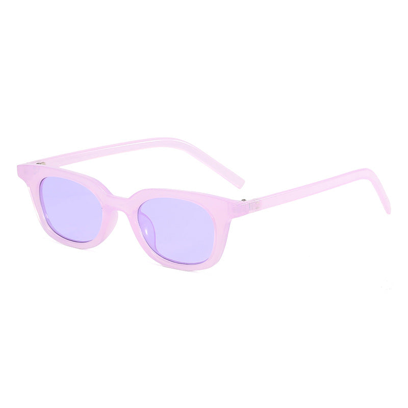 Damen moderne Rechteck-Sonnenbrille Karnz