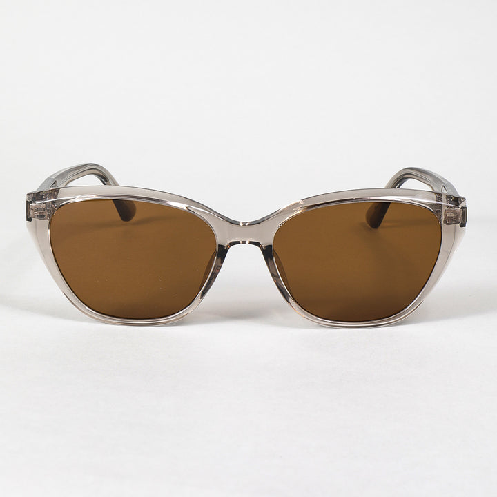 Damen moderne Sonnenbrille mit klassischem Schwung Karnz