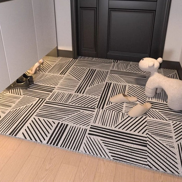 Moderne geometrische Eingangsmatte