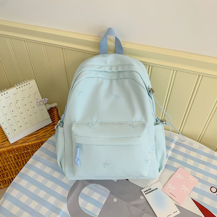 Floral Bestickter Alltagsrucksack Karnz