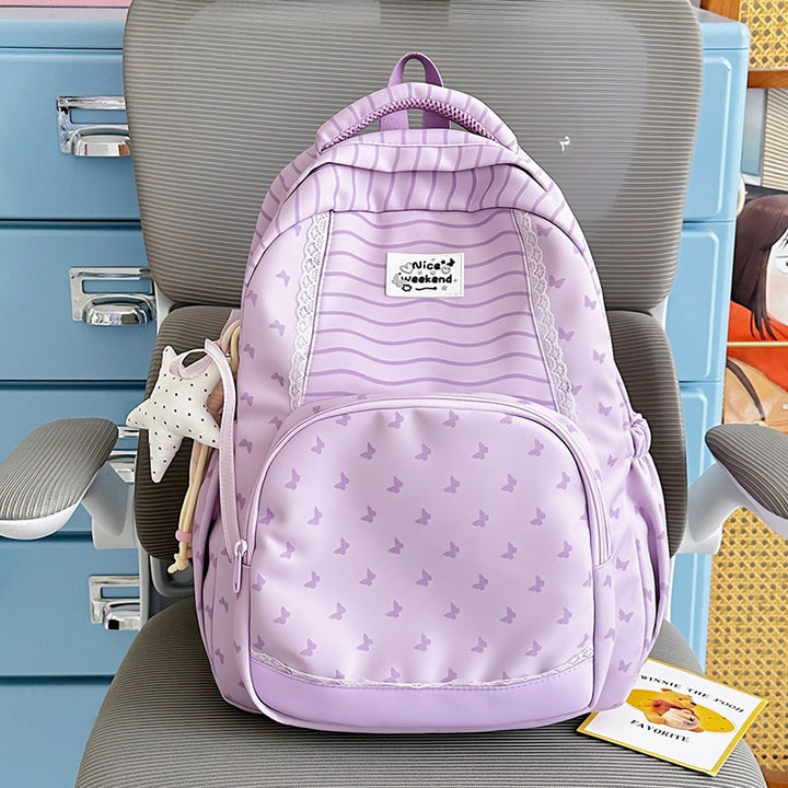 Süßer Schmetterlingsmuster-Rucksack