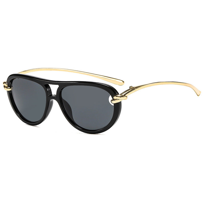 Damen Retro-Sonnenbrille mit elegantem Rahmen und polarisierten Gläsern Karnz
