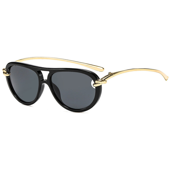 Damen Retro-Sonnenbrille mit elegantem Rahmen und polarisierten Gläsern Karnz