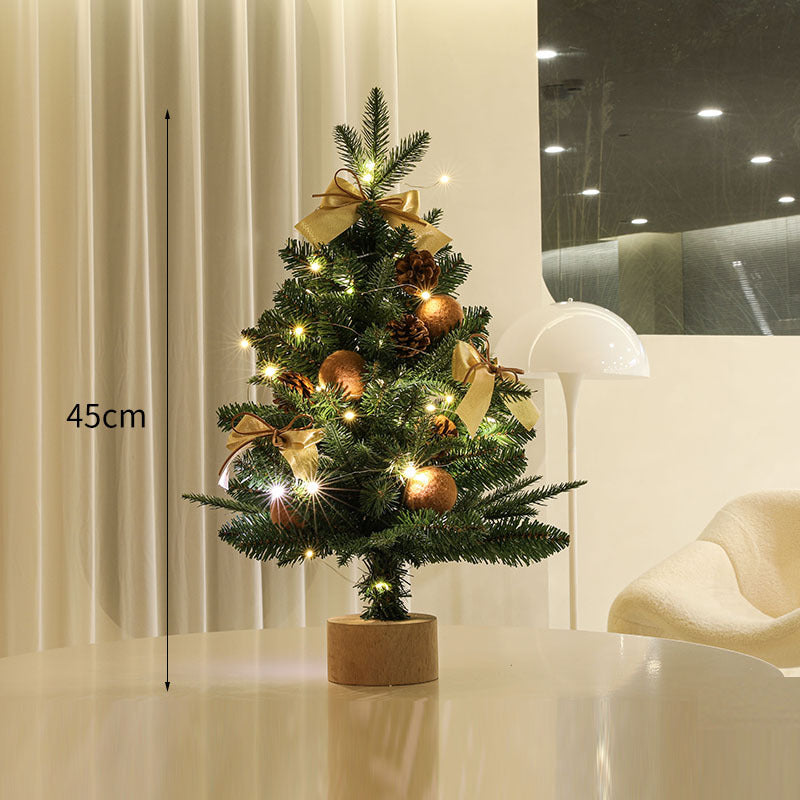 Dekorative Mini-Weihnachtsbaum mit LED-Lichtern