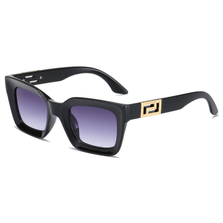 Damen Quadratische Sonnenbrille mit luxuriösem Design Karnz