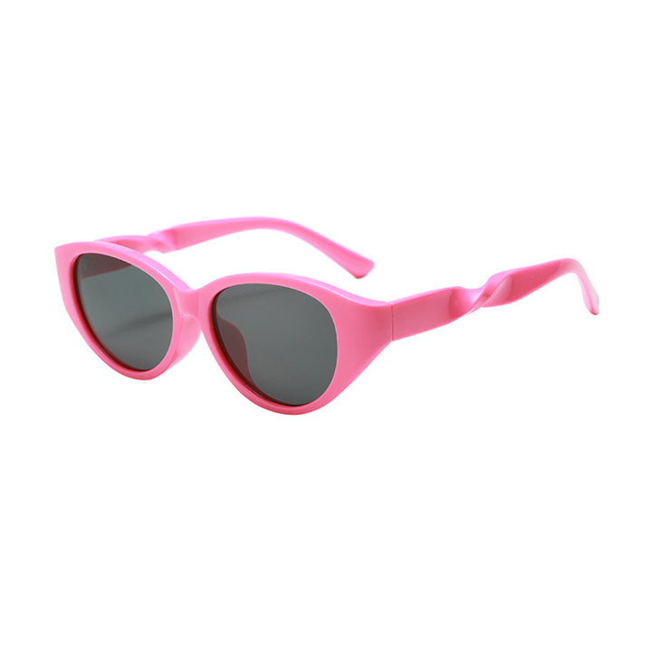 Damen Vintage-inspirierte Sonnenbrille mit strukturiertem Rahmen Karnz