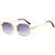 Damen quadratische Sonnenbrille mit Gradienteneffekt Karnz