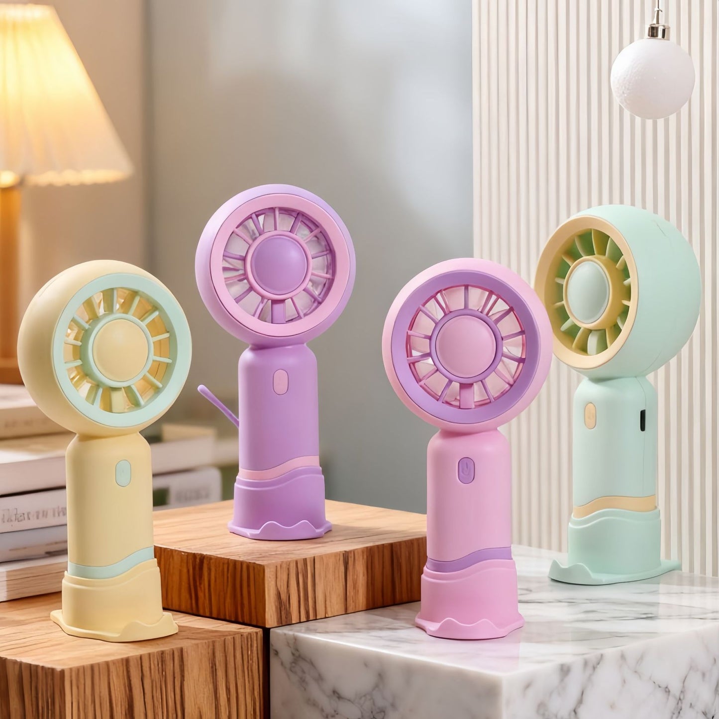 Damen tragbarer USB-Ventilator mit flexibler Halterung Karnz