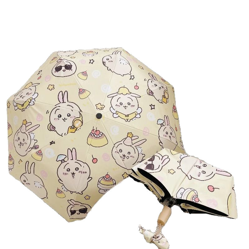 Damen Faltbarer Regenschirm mit verspieltem Tierdesign Karnz