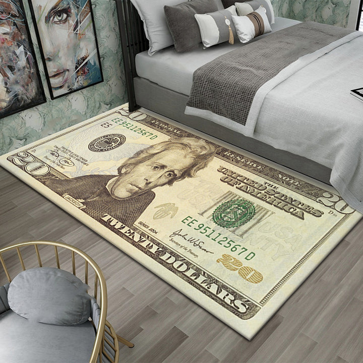 Dekorativer Euro-Banknoten-Teppich