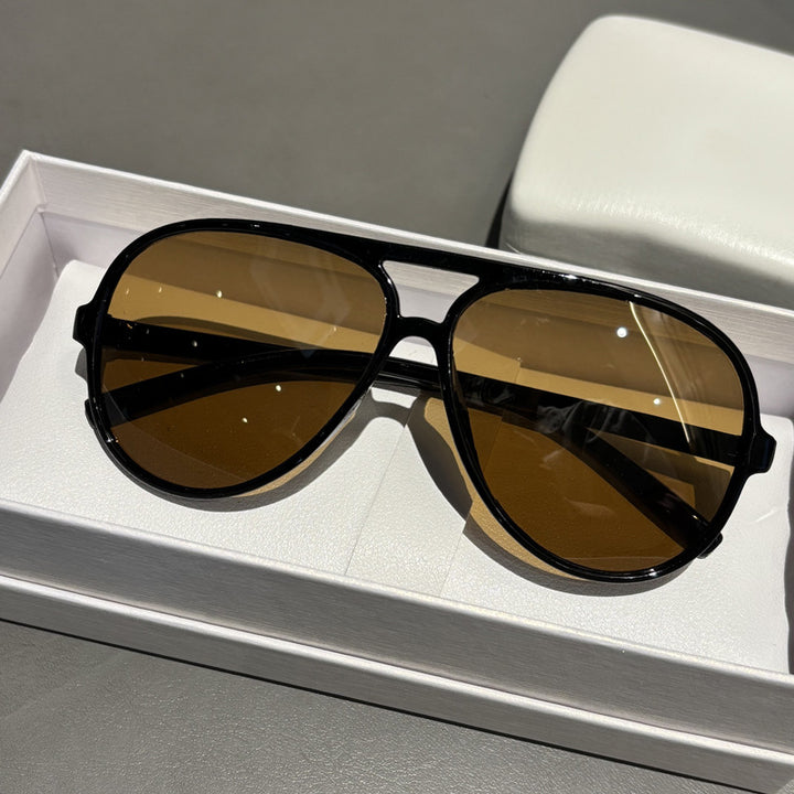 Retro-Pilot-Stil-Sonnenbrille Karnz