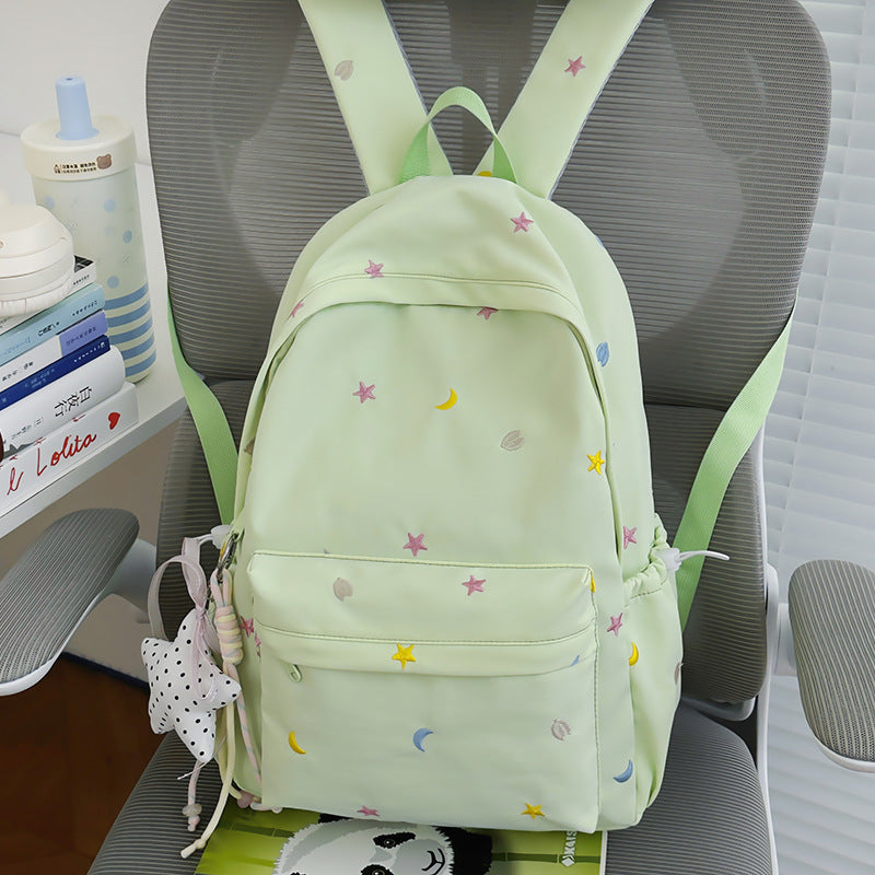 Gestickter Mond und Stern Rucksack Karnz